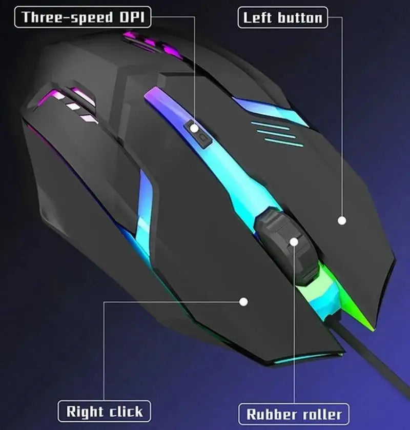 Ergonomic Backlit Gaming Mouse