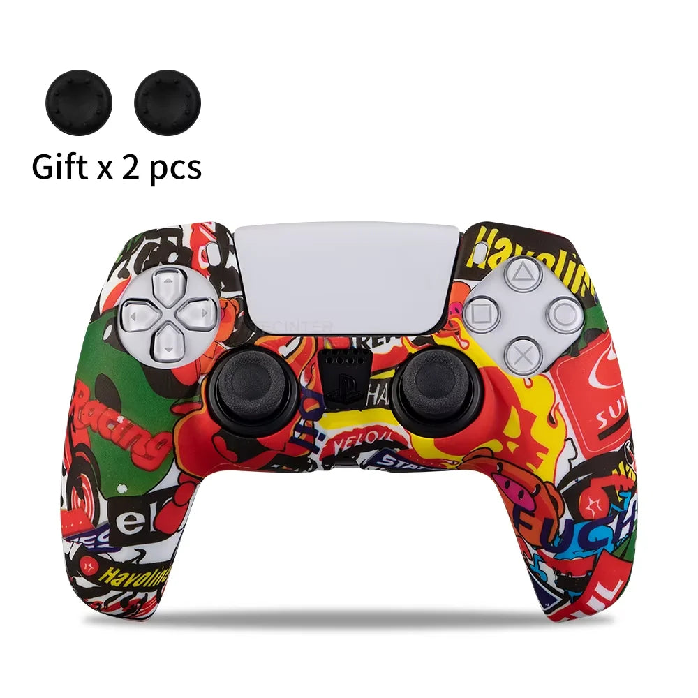 Controller Silicone Cover & Grip Set (PS5-Compatible)
