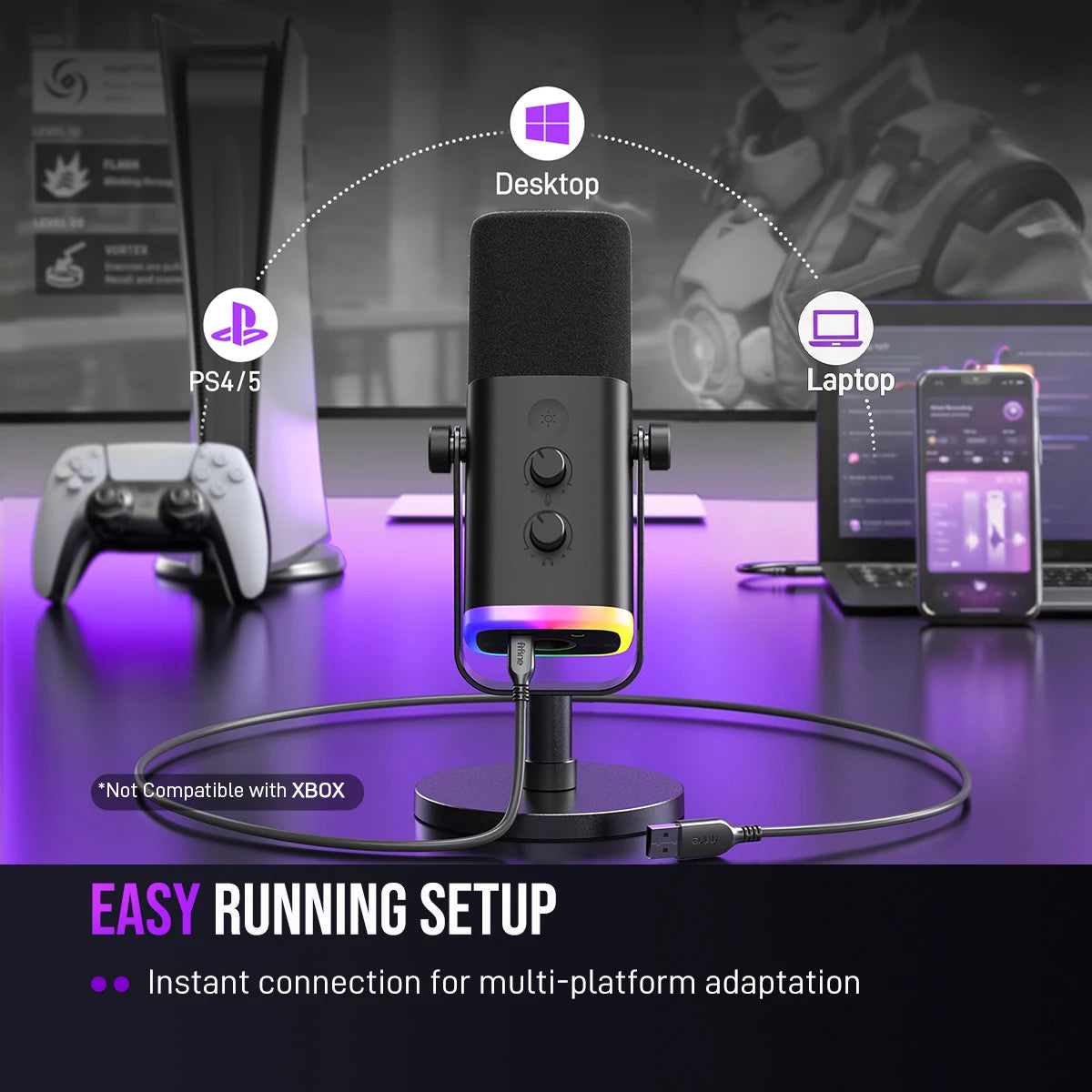 FIFINE AM8 Dynamic USB/XLR Microphone