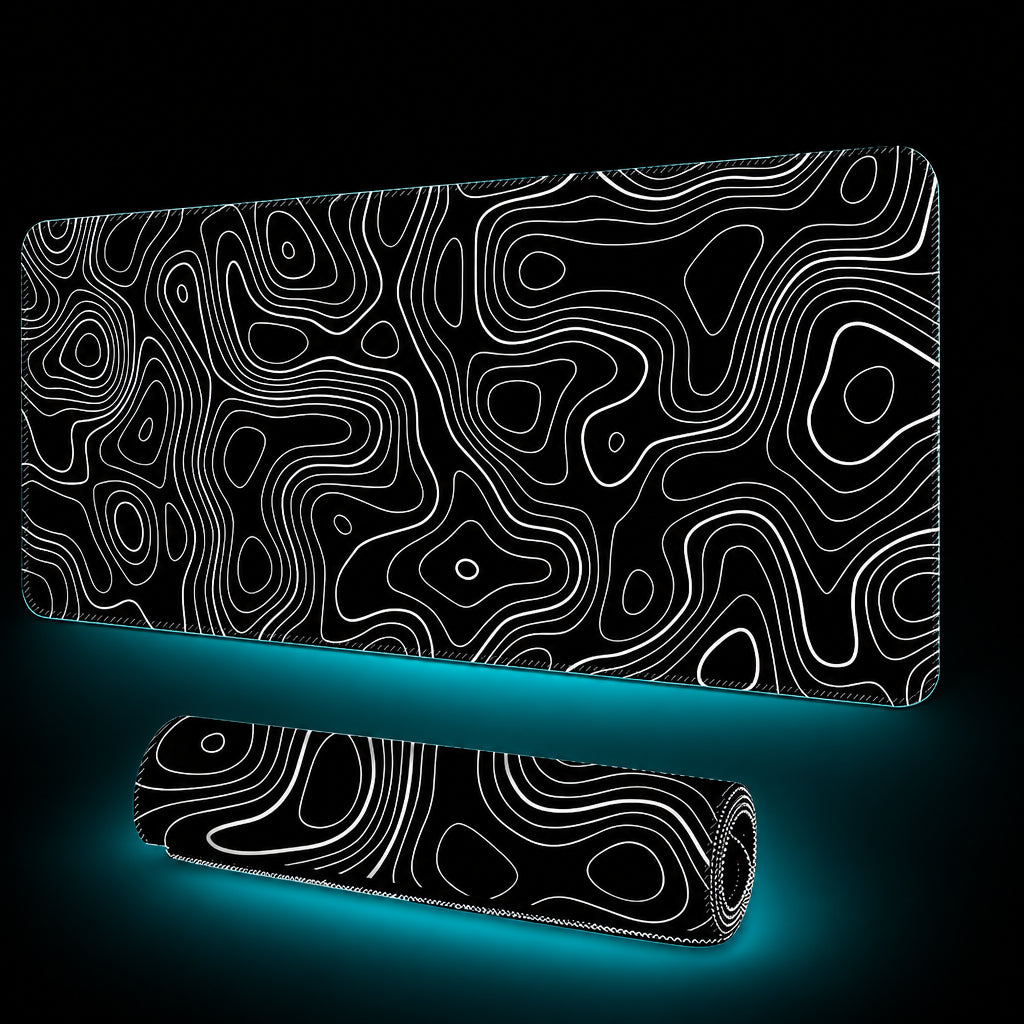 Non-slip stitched-edge gaming mouse pad — view 4