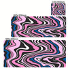 XXL printed gaming desk mat — colourful wave print, size options