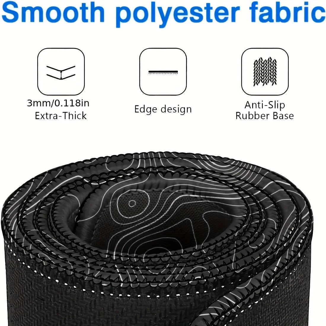 Non-Slip Gaming Mouse Pad — Stitched Edge
