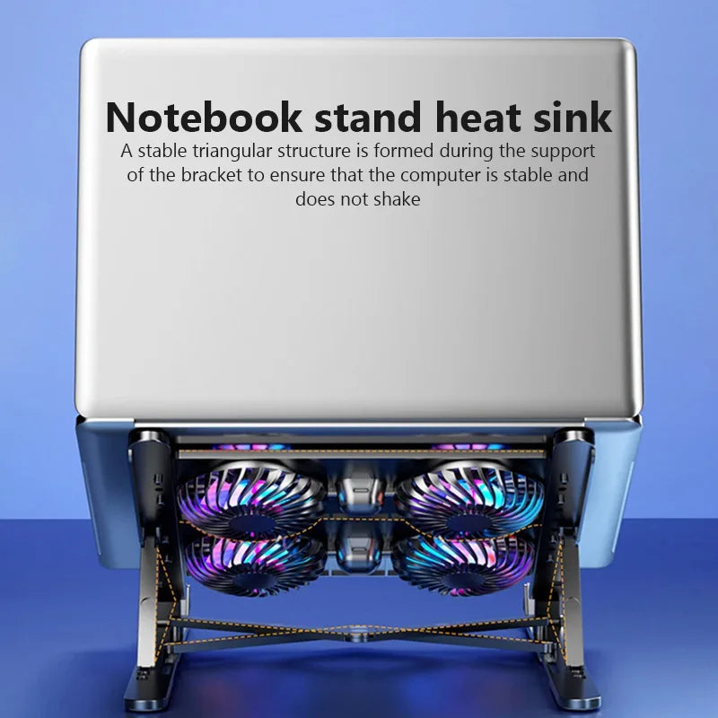 Gaming Laptop Cooling Pad (4-Fan)