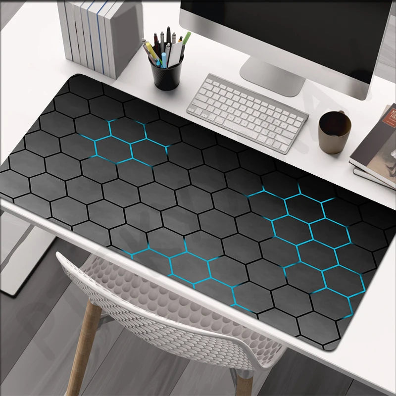 XXL geometric-print gaming desk mat — view 11