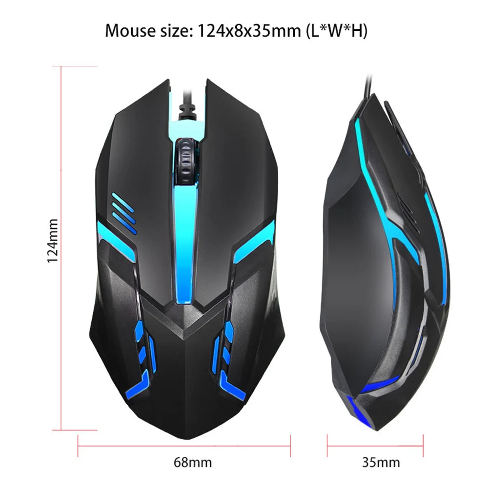 RGB Wired Gaming Mouse — 5000 DPI