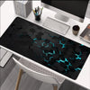 XXL geometric-print gaming desk mat — view 1