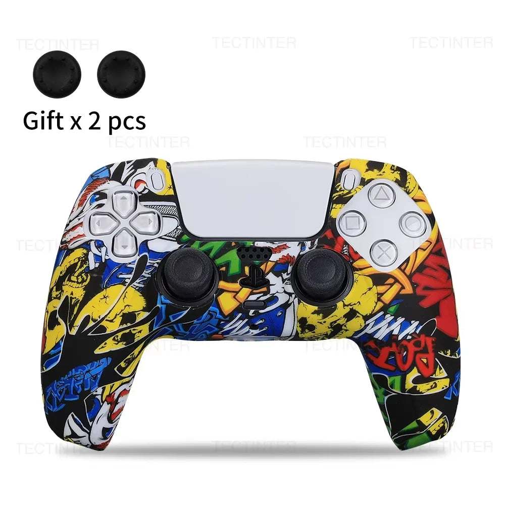 Controller Silicone Cover & Grip Set (PS5-Compatible)