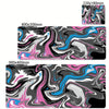 XXL printed gaming desk mat — marble print, size options 3
