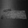 XXL grey gaming desk mat with overlocked edges — view 8