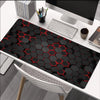 XXL geometric-print gaming desk mat — view 9