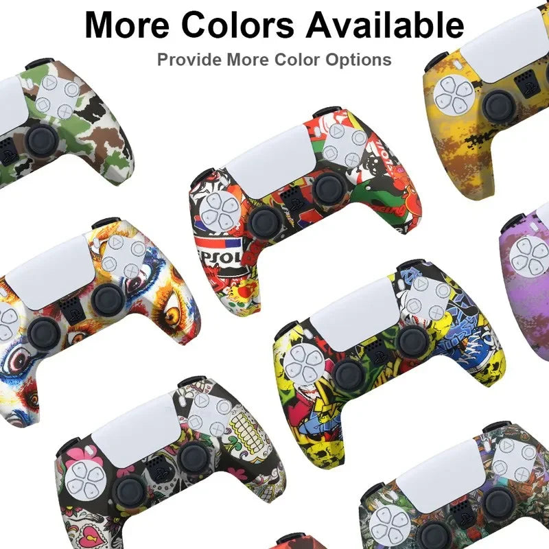 Controller Silicone Cover & Grip Set (PS5-Compatible)