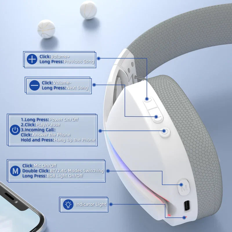 ATTACK SHARK L90 Wireless Gaming Headset