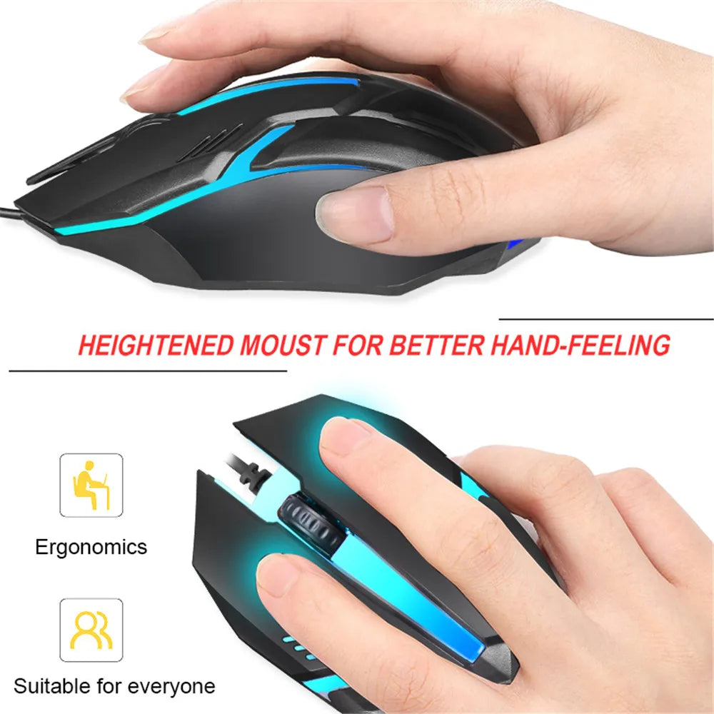 RGB Wired Gaming Mouse — 5000 DPI