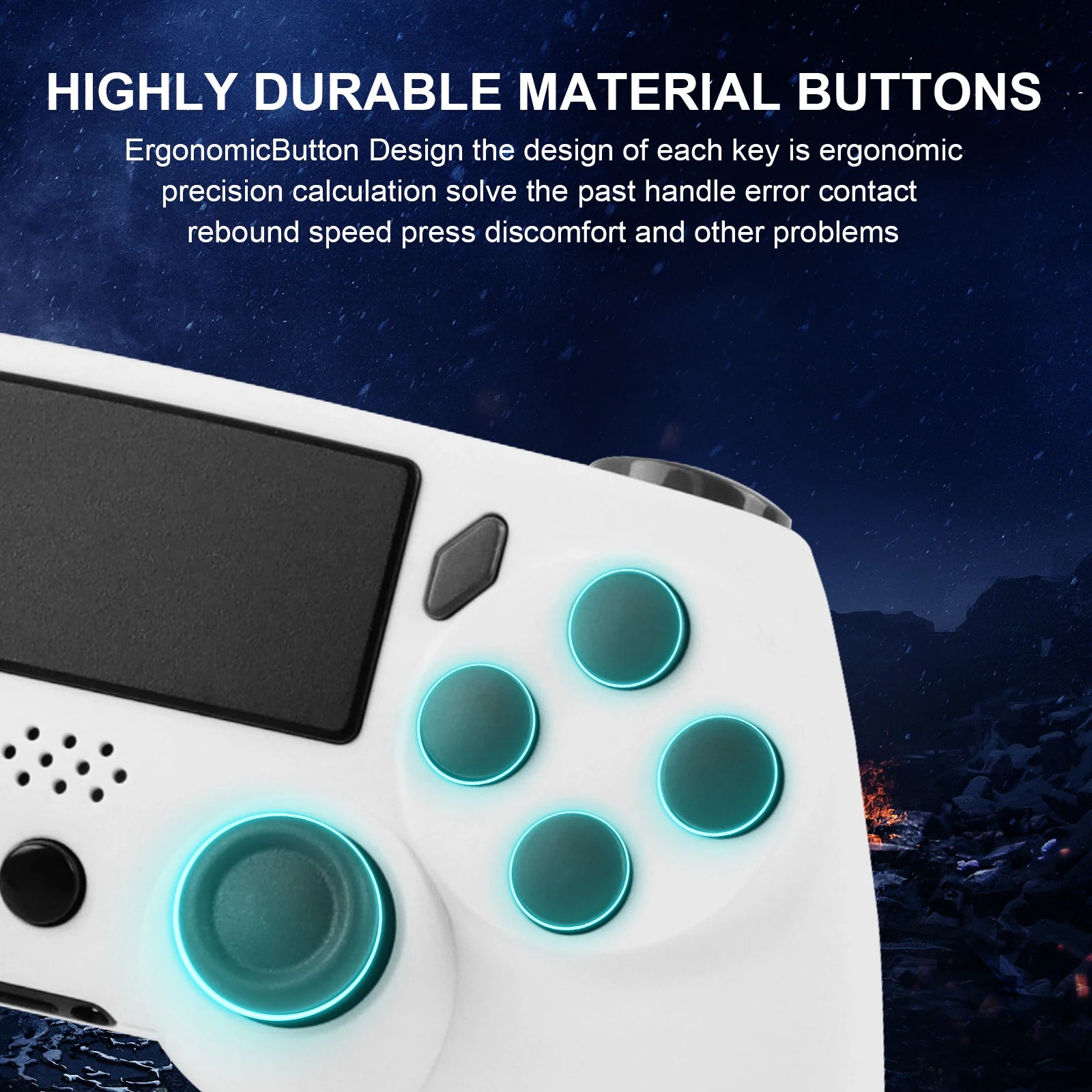 GAMINJA Touchpad Wireless Controller (PS4/PC)