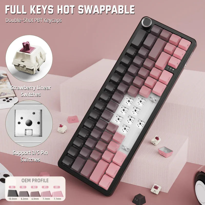 ATTACK SHARK X66 Wireless Mechanical Keyboard
