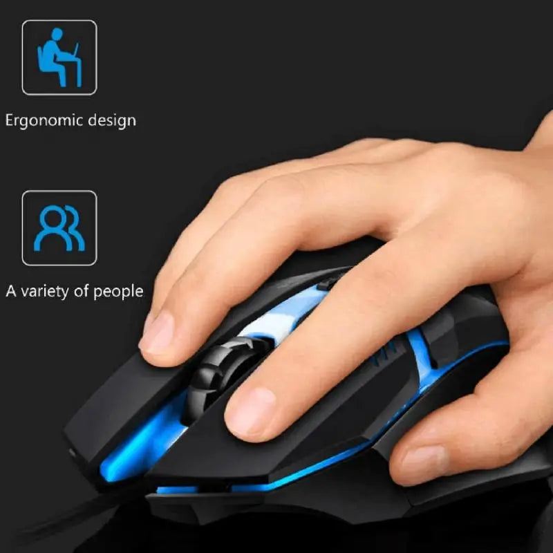 Ergonomic Backlit Gaming Mouse