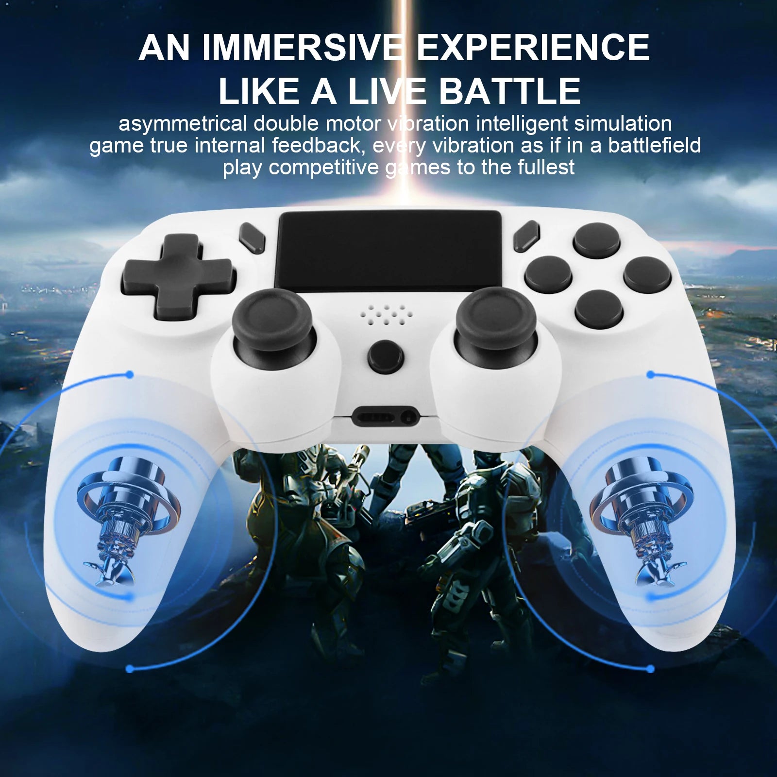 GAMINJA Touchpad Wireless Controller (PS4/PC)