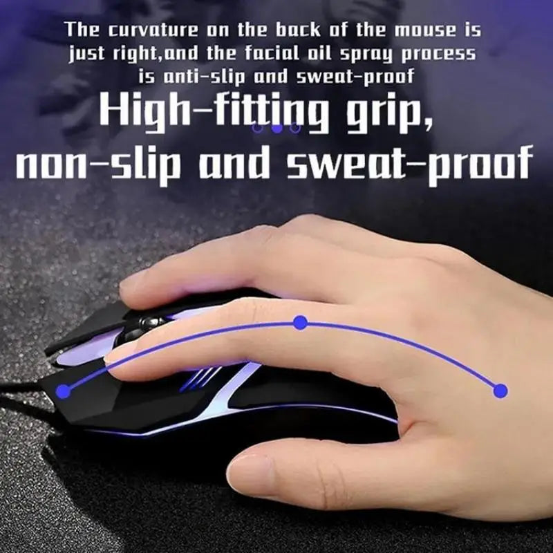 Ergonomic Backlit Gaming Mouse