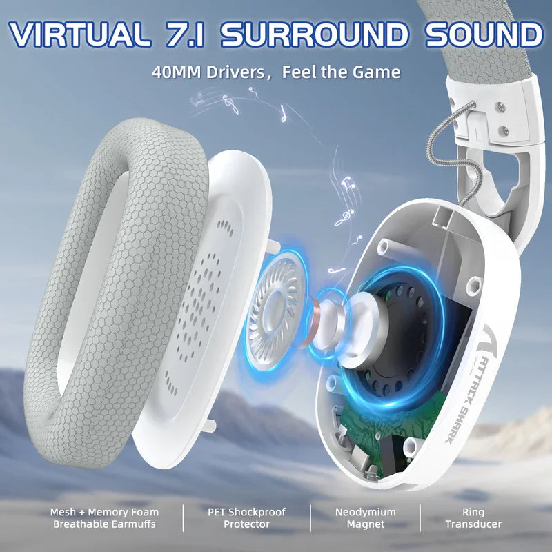 ATTACK SHARK L90 Wireless Gaming Headset