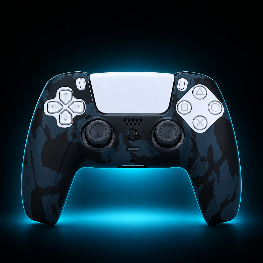 Silicone controller cover and thumb grips for PS5-compatible controllers — view 7
