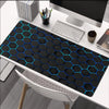 XXL geometric-print gaming desk mat — view 8