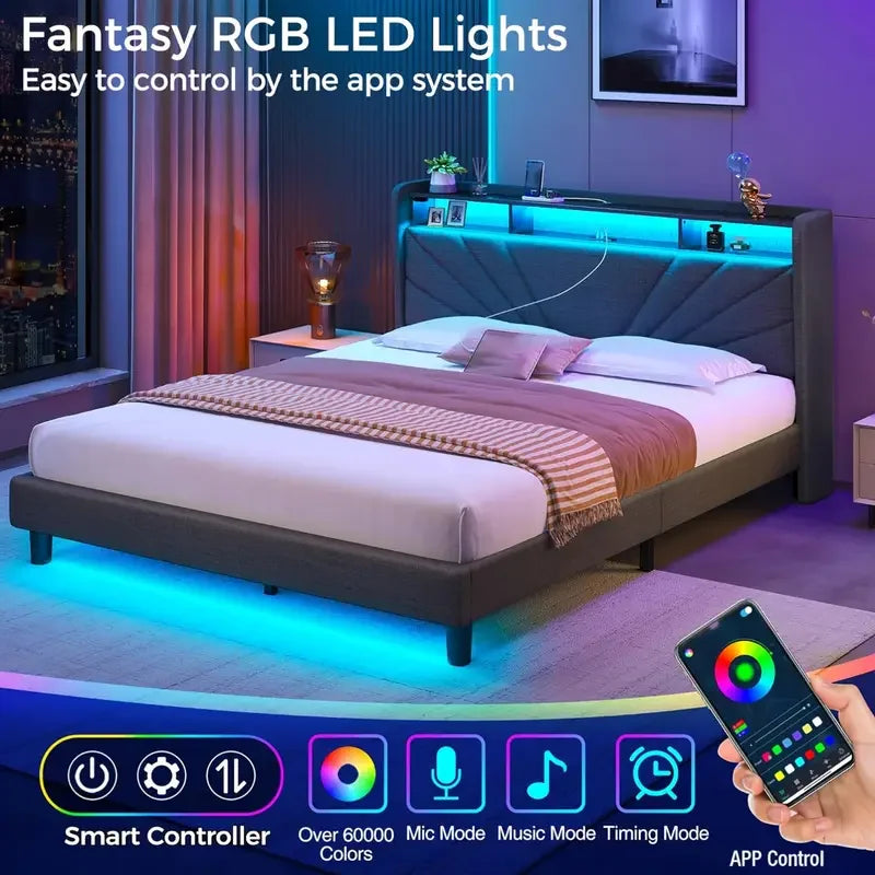 RGB LED Strip Lights — USB, Remote + App