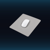 Compact Anti-Slip Mouse Pad — Grey (product shot, view 3)