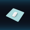 Compact Anti-Slip Mouse Pad — Sky Blue (product shot, view 5)