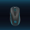 RELOAD rechargeable dual-mode wireless mouse — Black, view 2