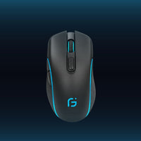 RELOAD rechargeable dual-mode wireless mouse — Black, view 2