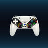 FLARE RGB turbo wireless controller for PS5 — White